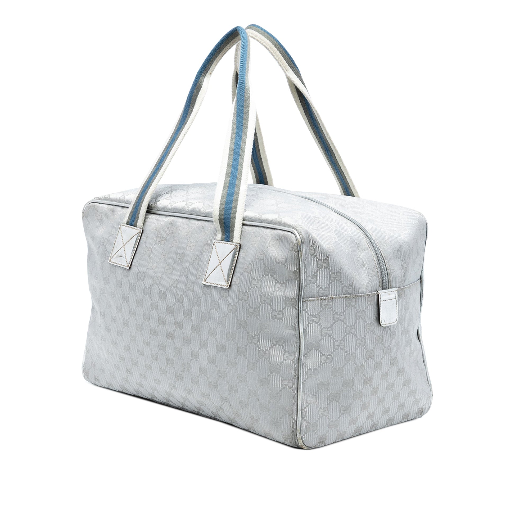 Gucci GG Canvas Web Travel Bag
