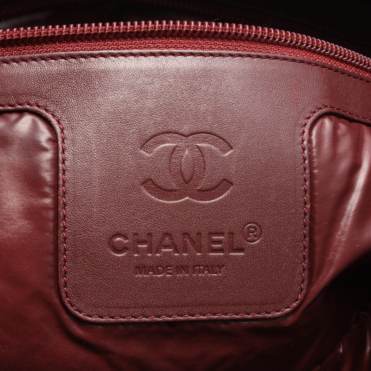 Chanel Medium Quilted Nylon Reversible Coco Cocoon Tote — Black