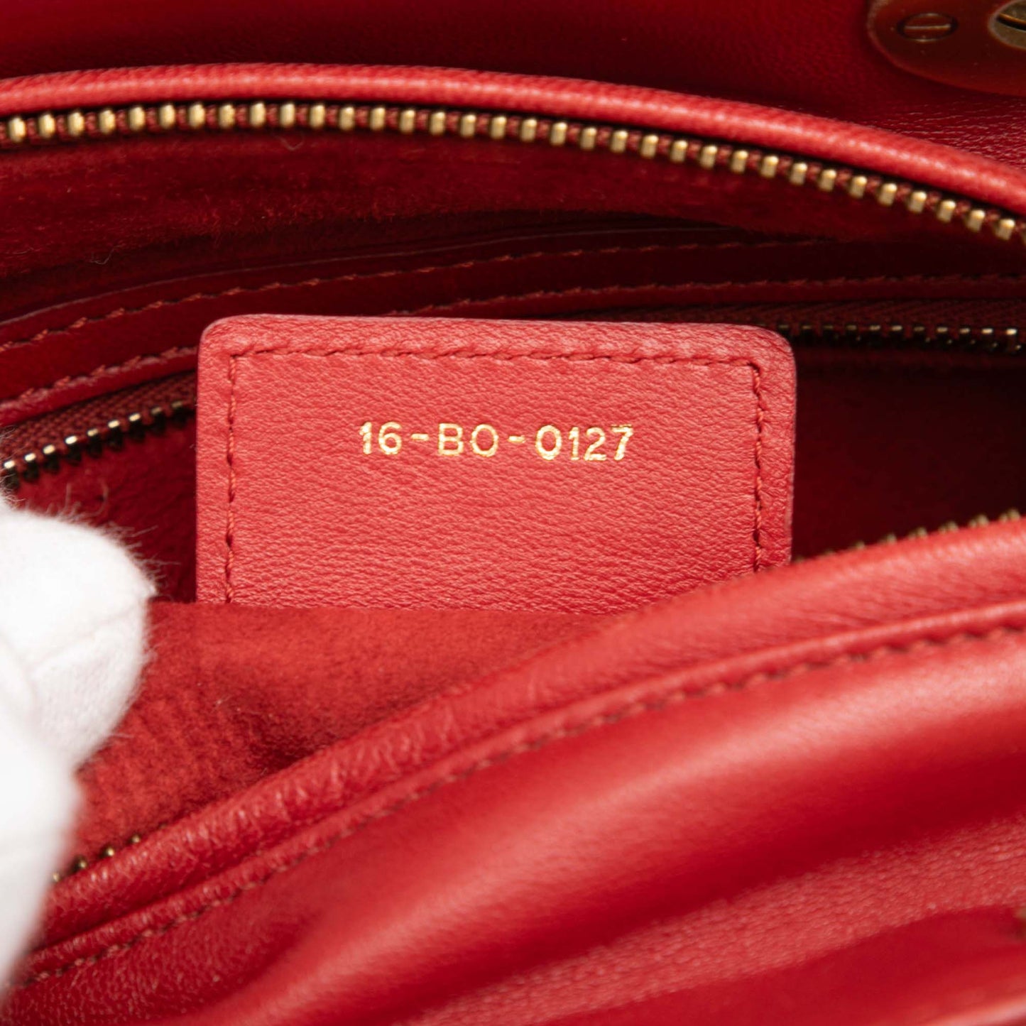 Dior Medium Lambskin Cannage Studded Supple Lady Dior