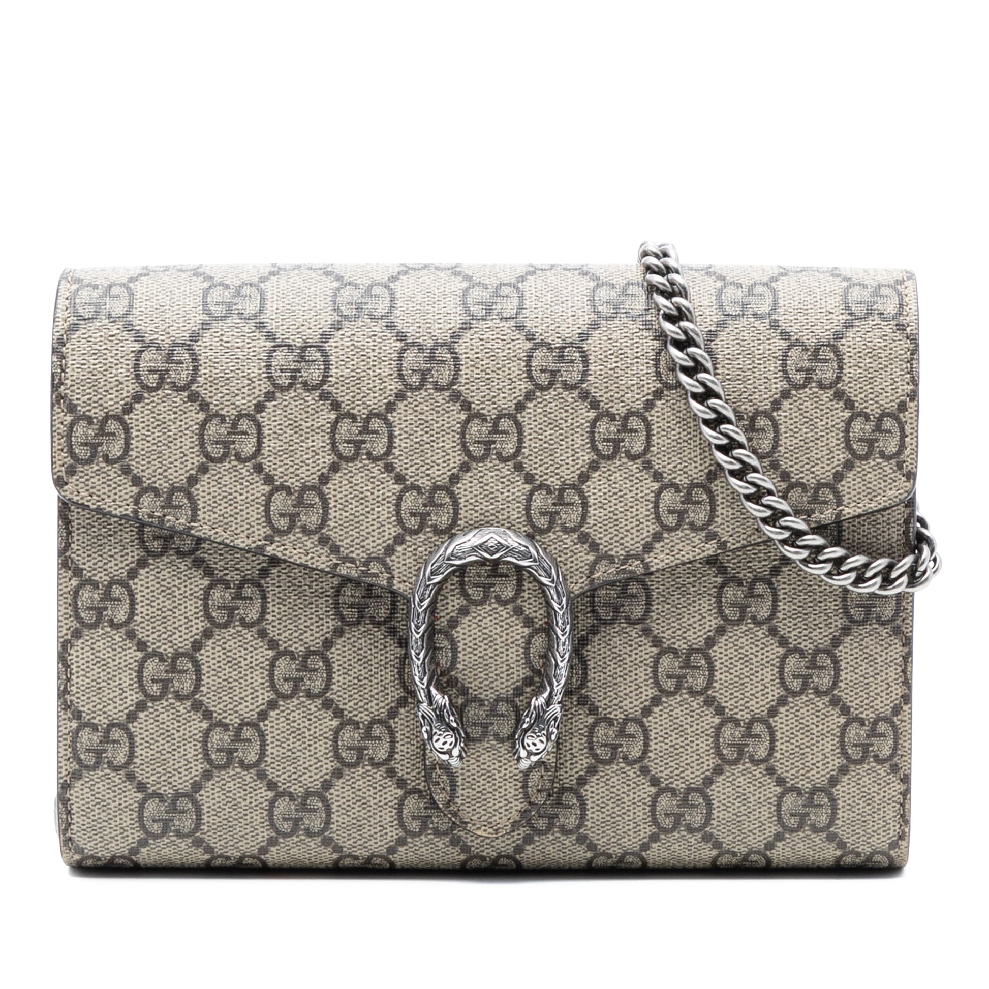 Gucci GG Supreme Dionysus Wallet on Chain