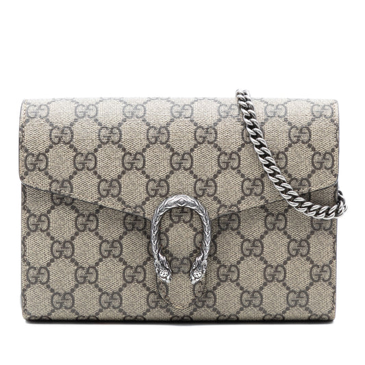 Gucci GG Supreme Dionysus Wallet on Chain