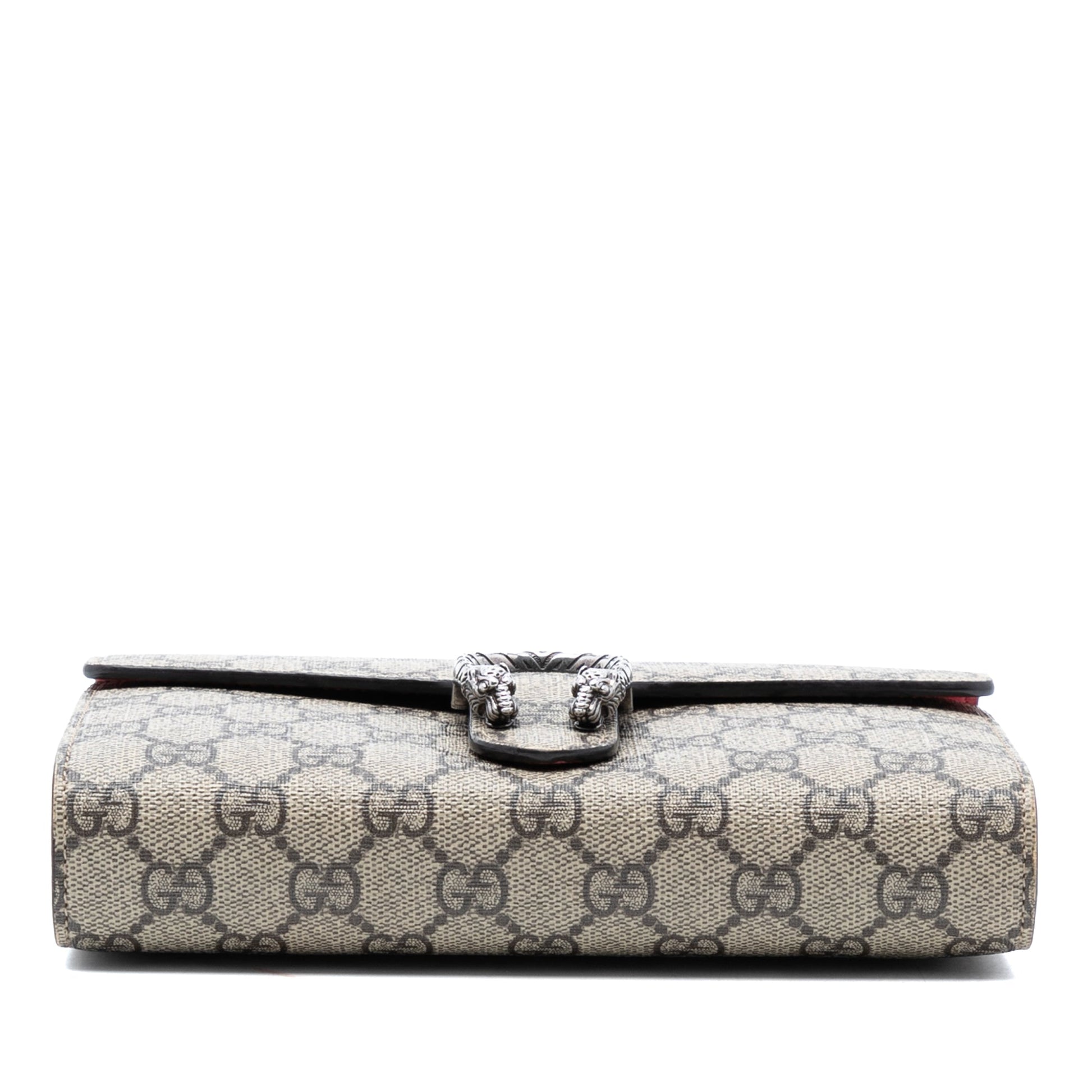 Gucci GG Supreme Dionysus Wallet on Chain