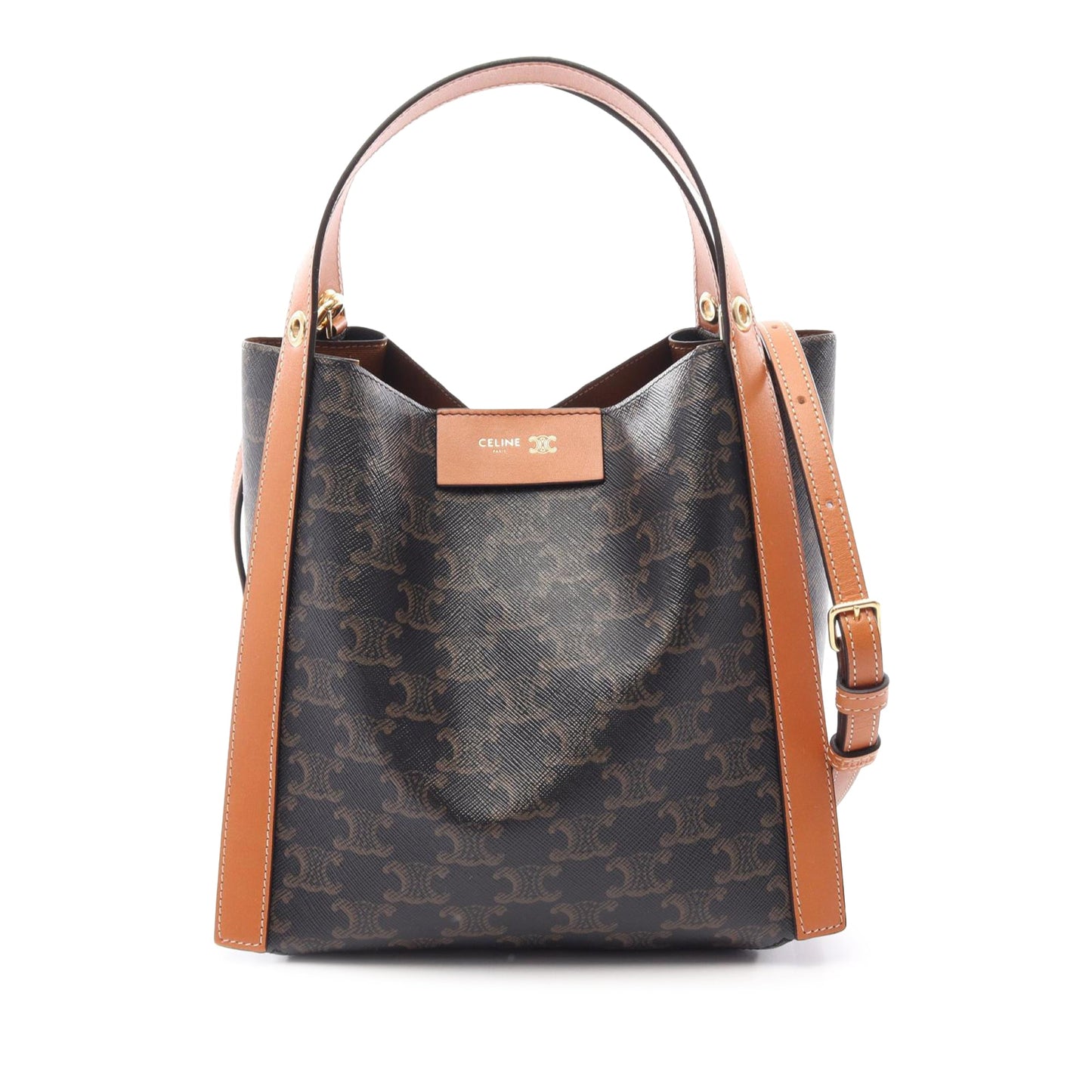 Celine Small Triomphe Cube Satchel