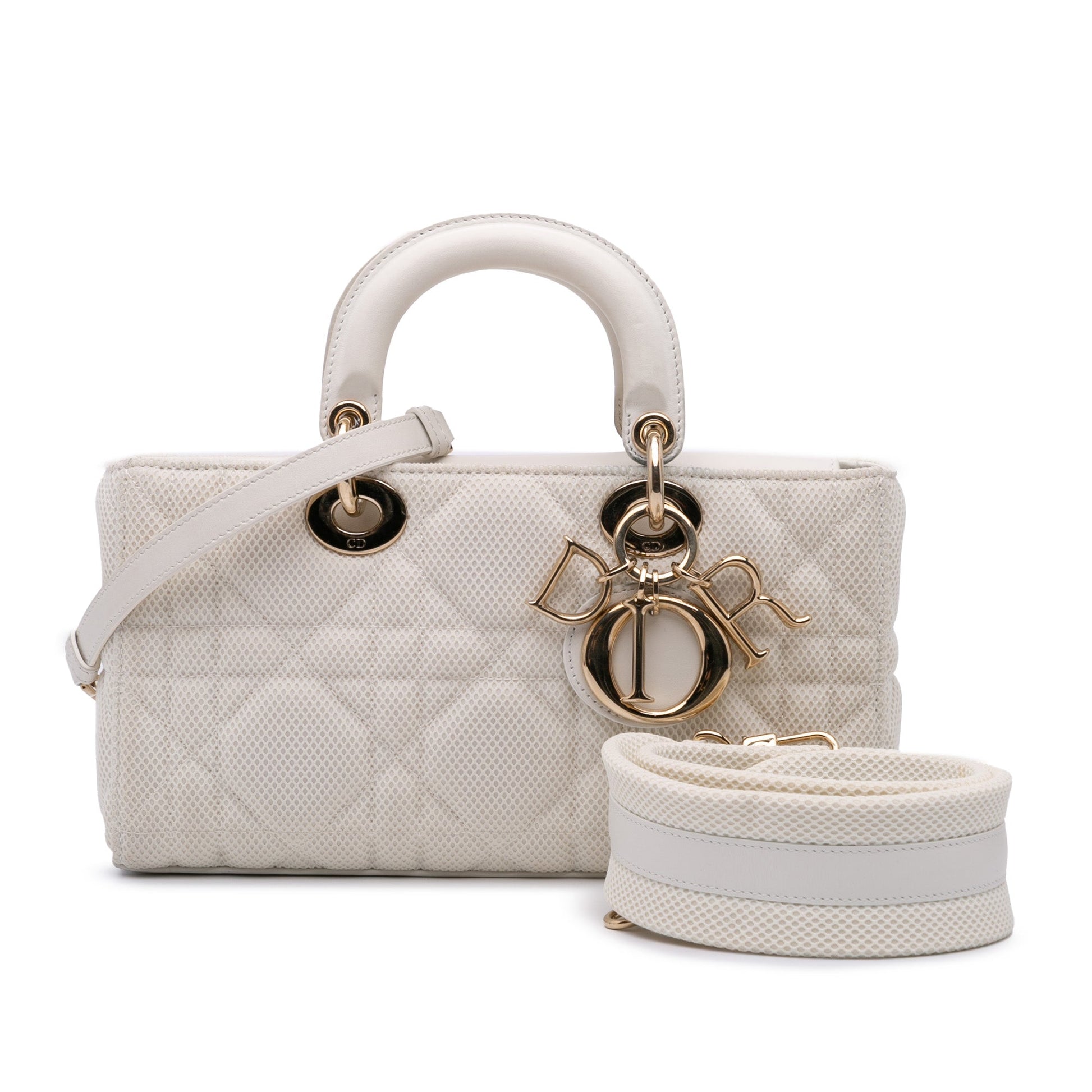 Dior Medium Technical Fabric Macrocannage Lady D Joy