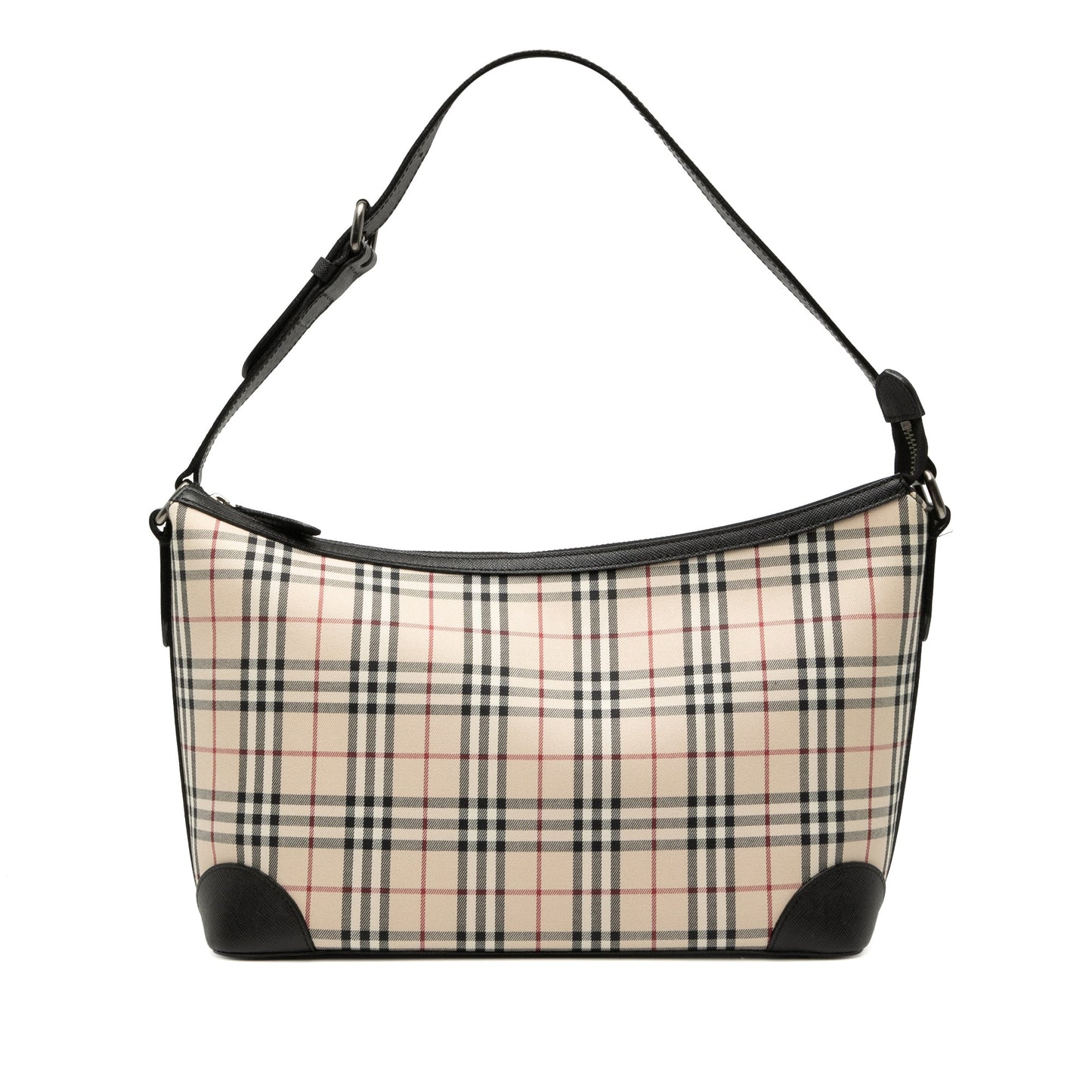 House Check Canvas Shoulder Bag