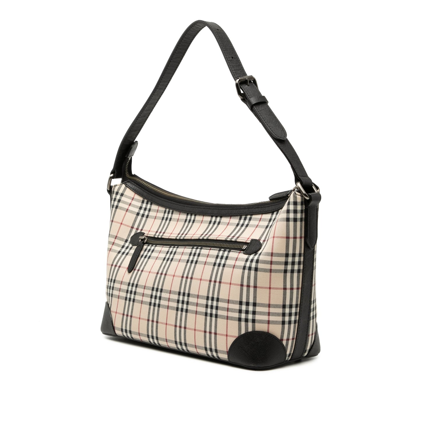 House Check Canvas Shoulder Bag