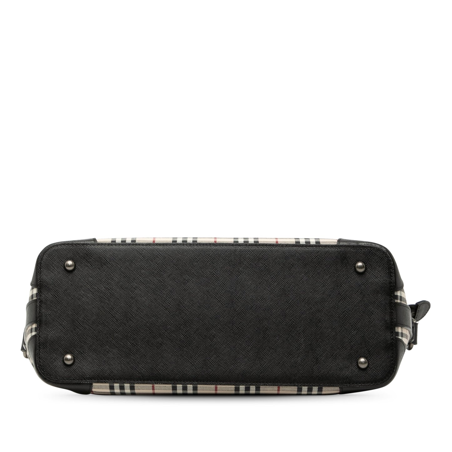 House Check Canvas Shoulder Bag