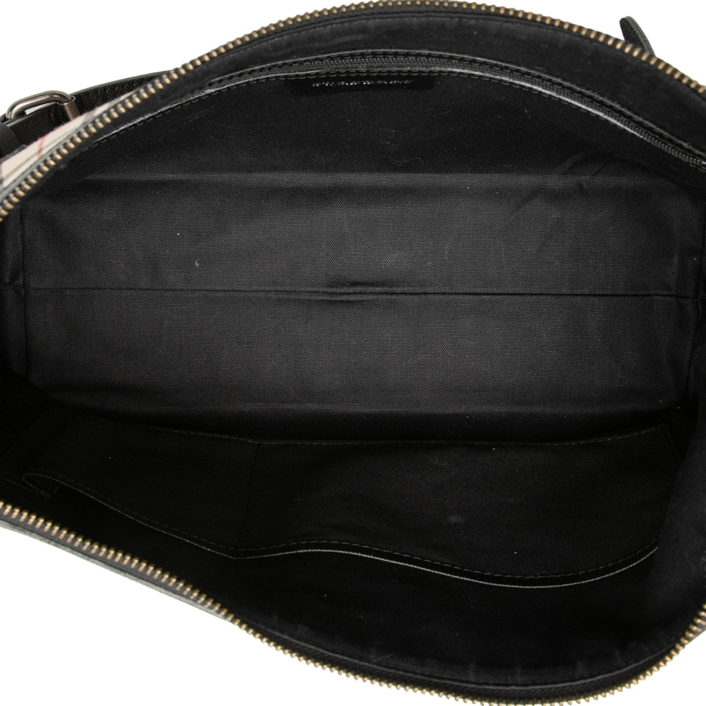 House Check Canvas Shoulder Bag