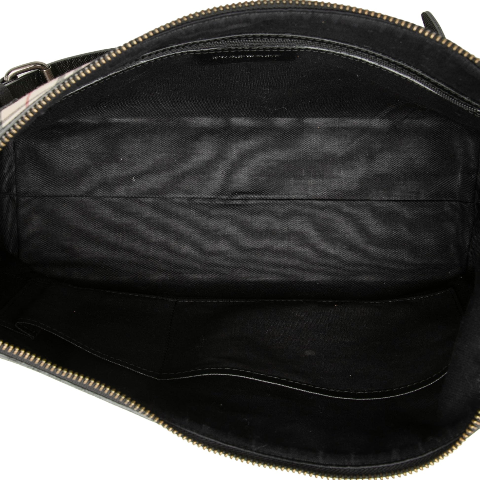 House Check Canvas Shoulder Bag