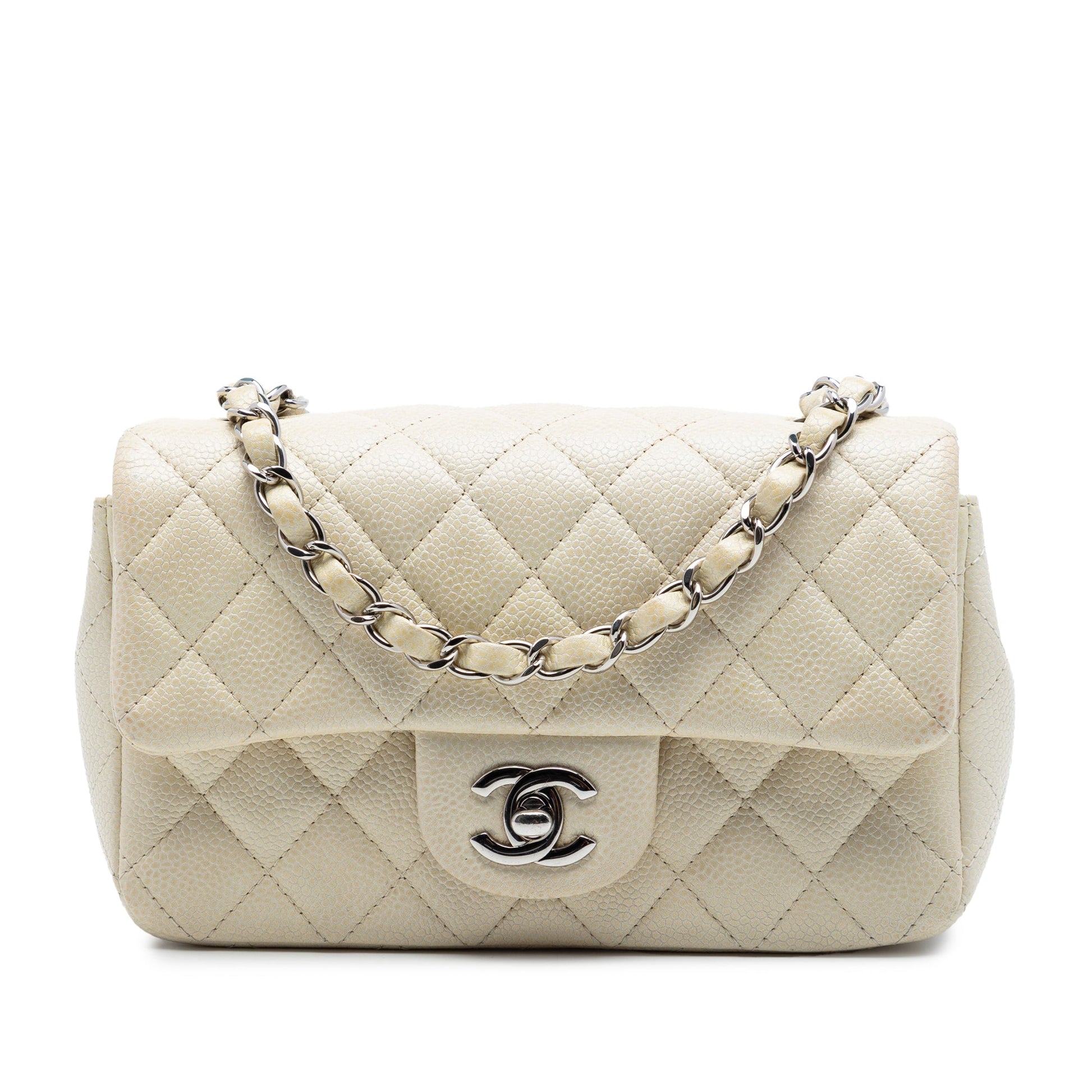Chanel Mini Rectangular Classic Caviar Single Flap