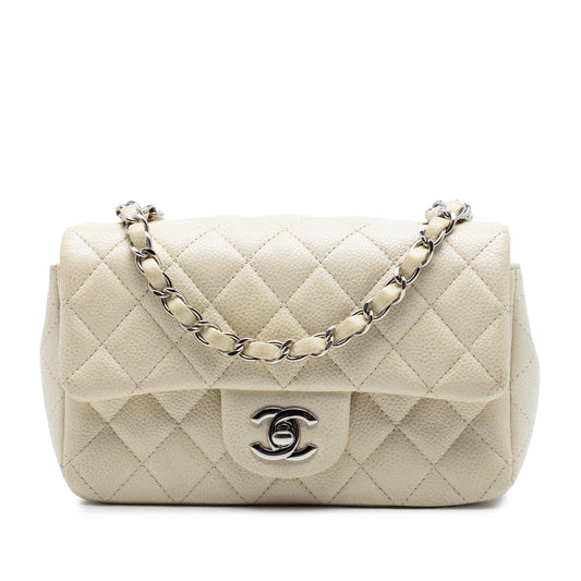 Chanel Mini Rectangular Classic Caviar Single Flap