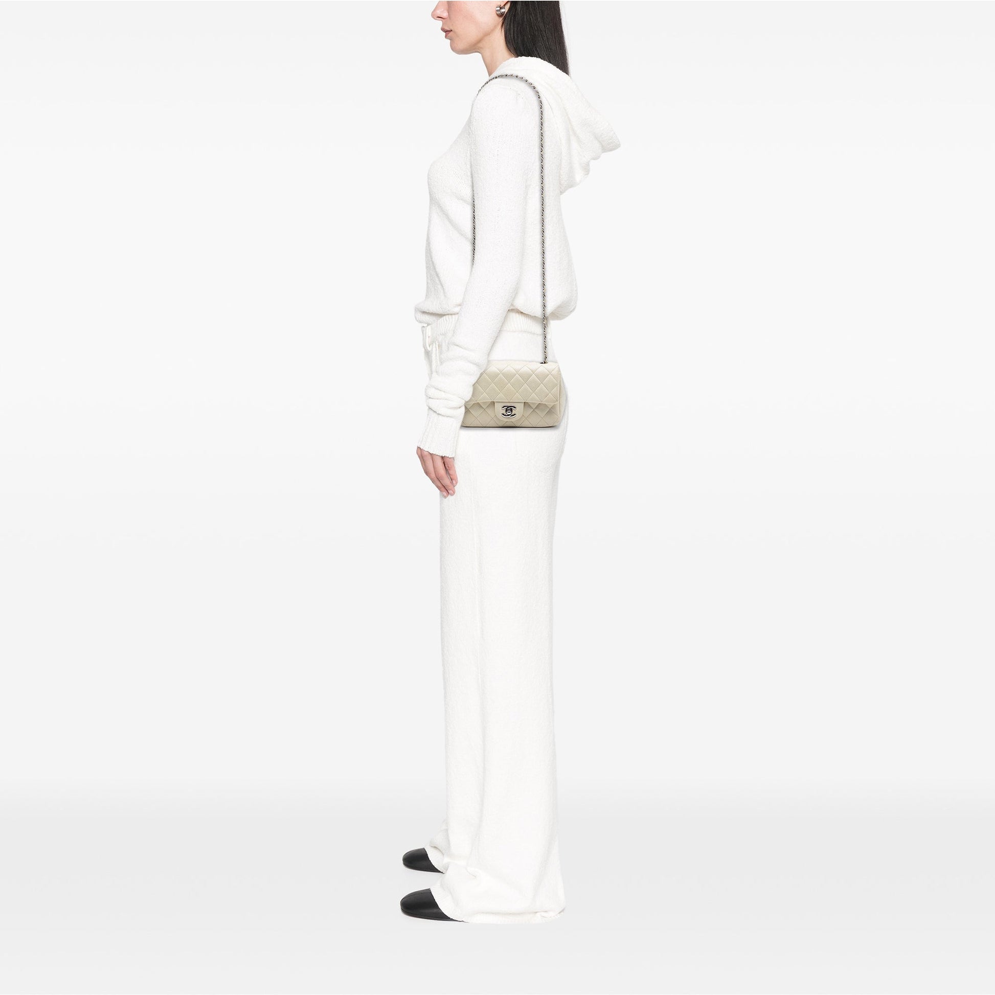 Chanel Mini Rectangular Classic Caviar Single Flap