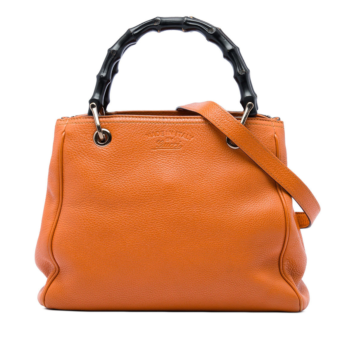 Gucci Small Calfskin Bamboo Shopper Satchel