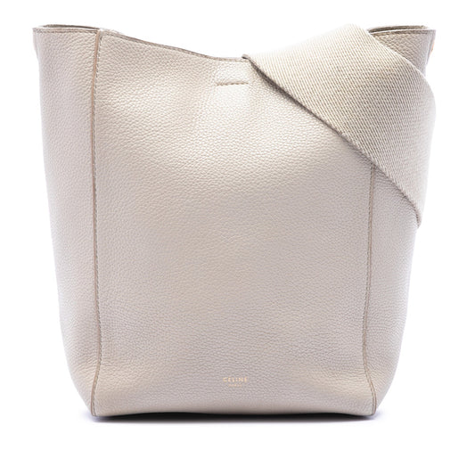 Celine Small Soft Grained Calfskin Seau Sangle Bucket Bag