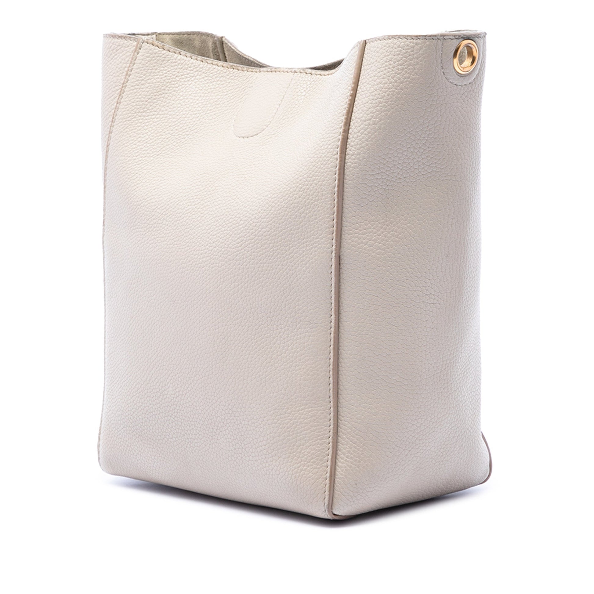 Celine Small Soft Grained Calfskin Seau Sangle Bucket Bag