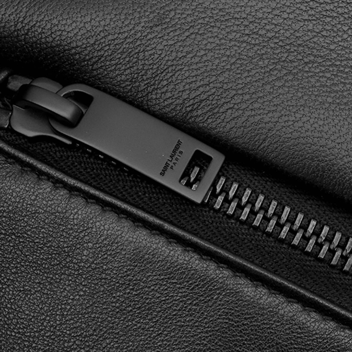 Saint Laurent Lambskin Wide Puffer Tote