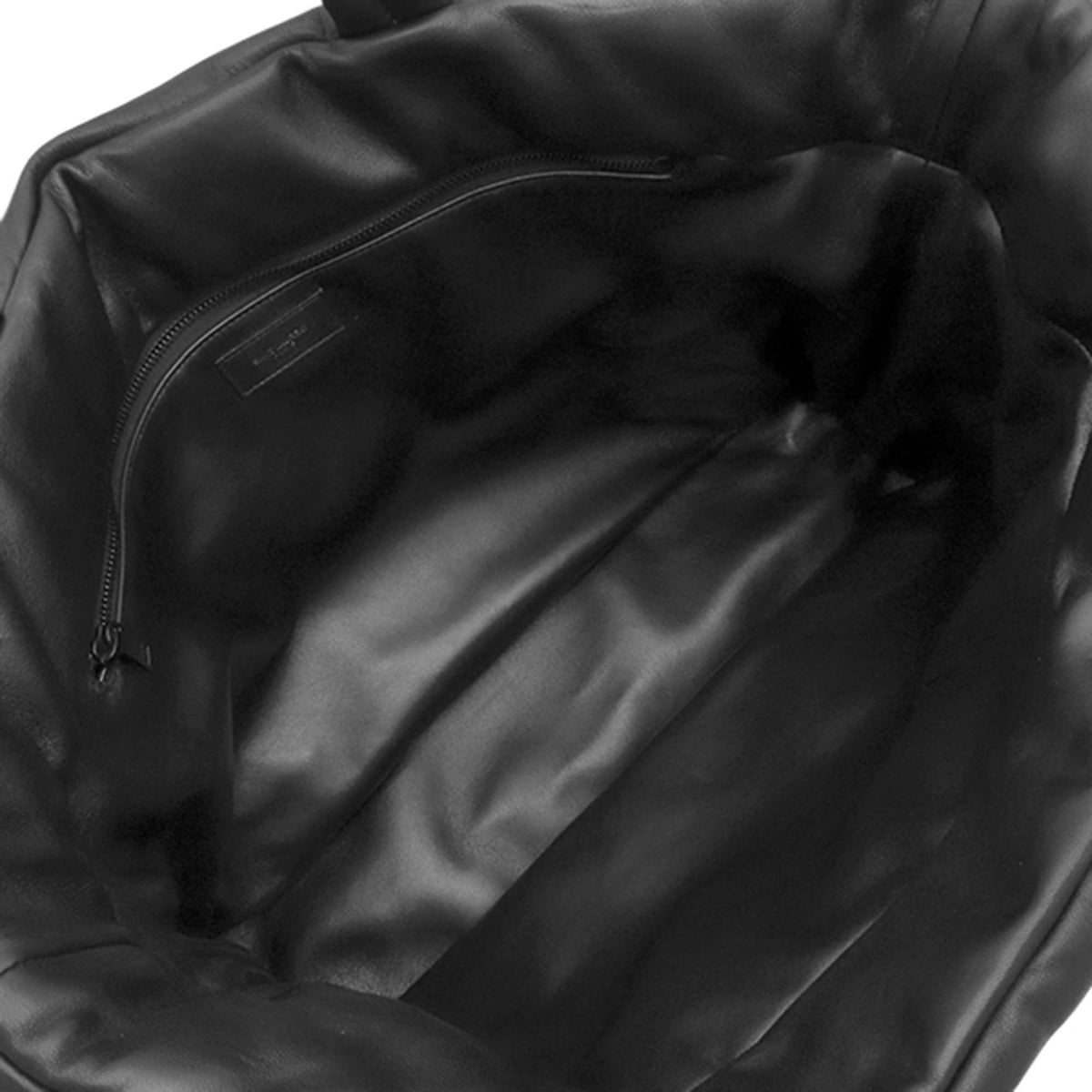Saint Laurent Lambskin Wide Puffer Tote