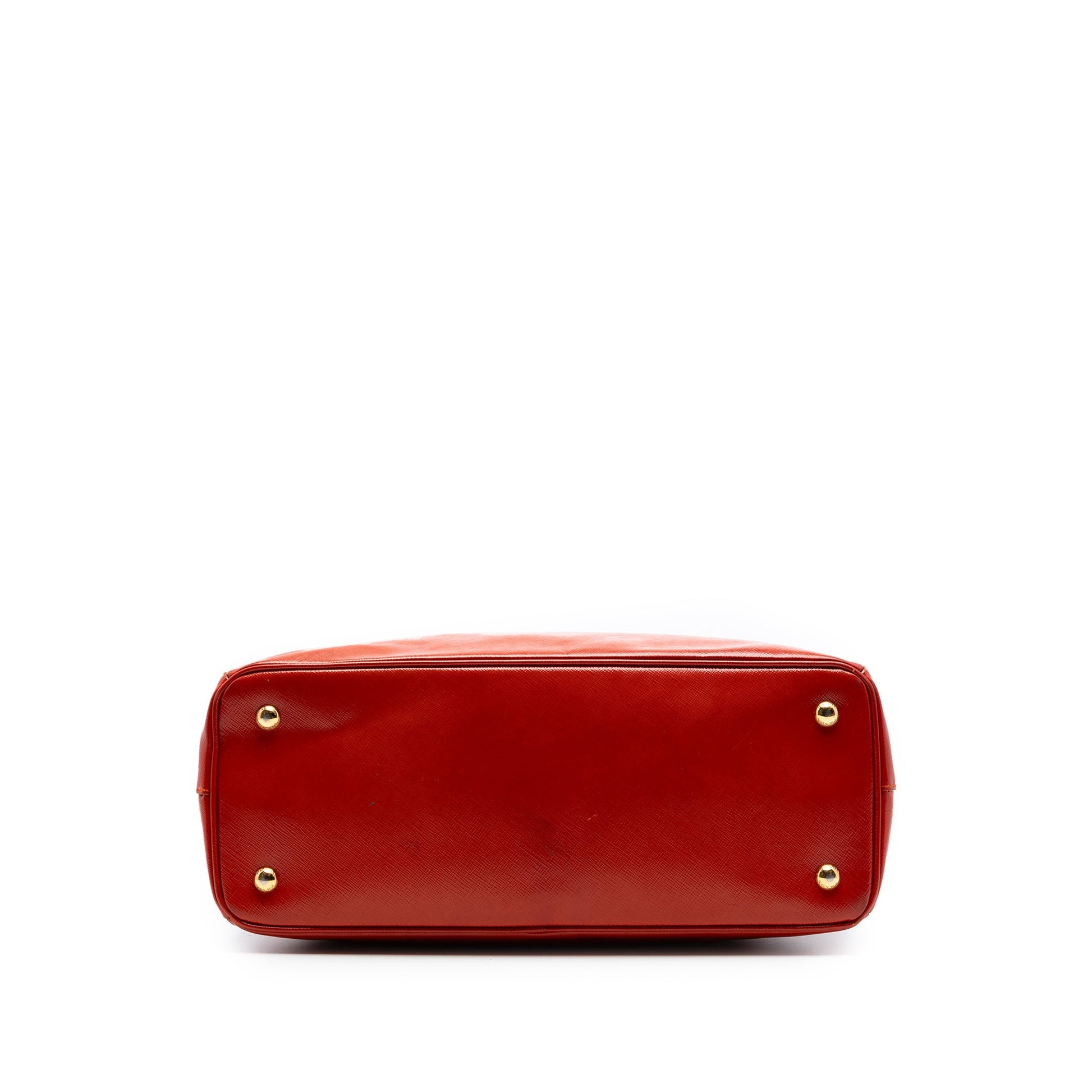 Prada Large Saffiano Vernice Galleria Satchel