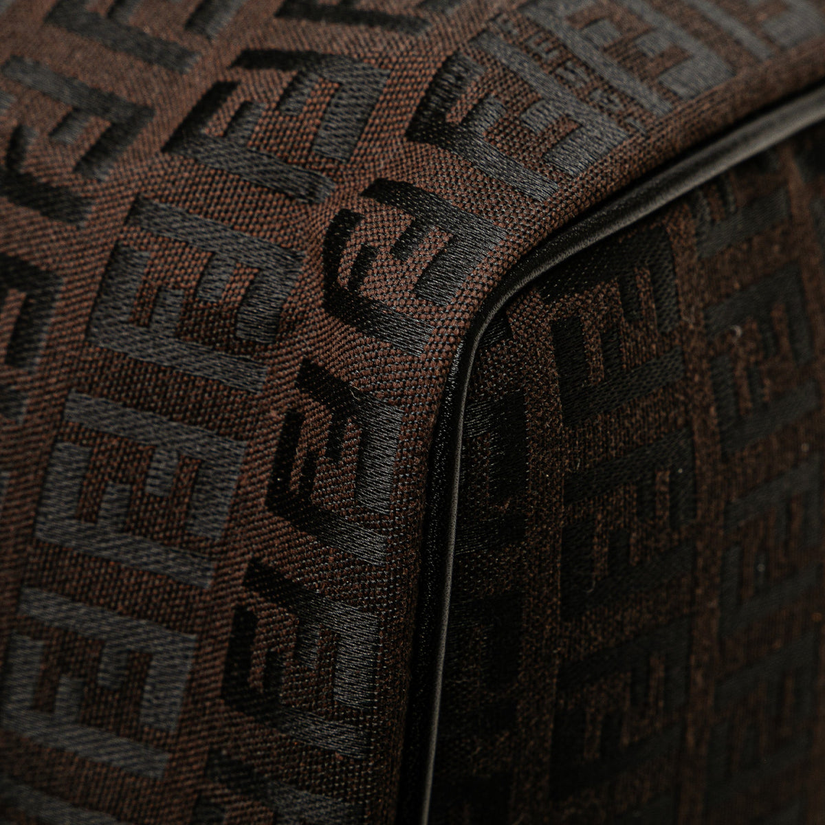 Fendi Zucca Canvas Vanity Bag — Brown