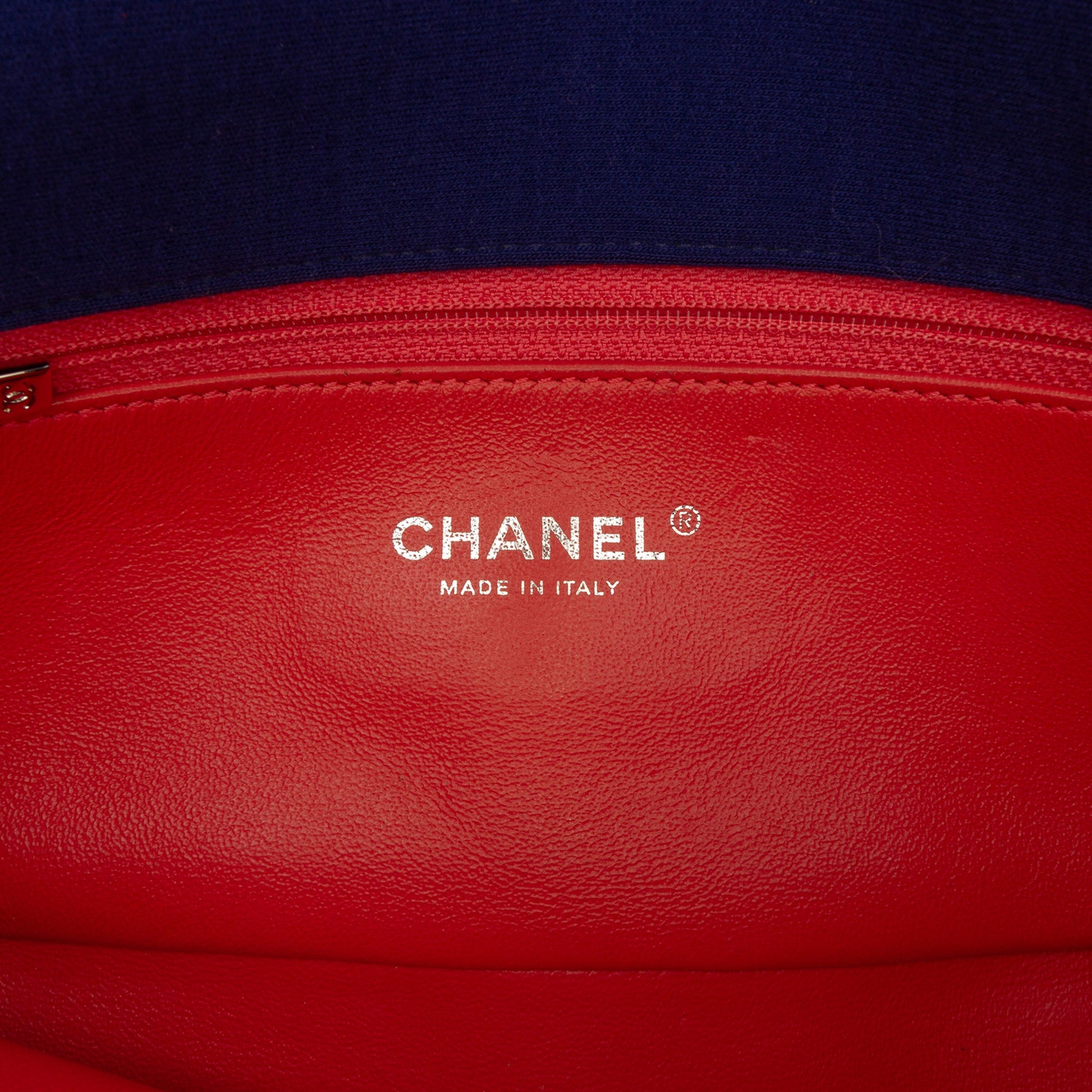 Chanel Medium Vertical Quilted Jersey Single Flap
