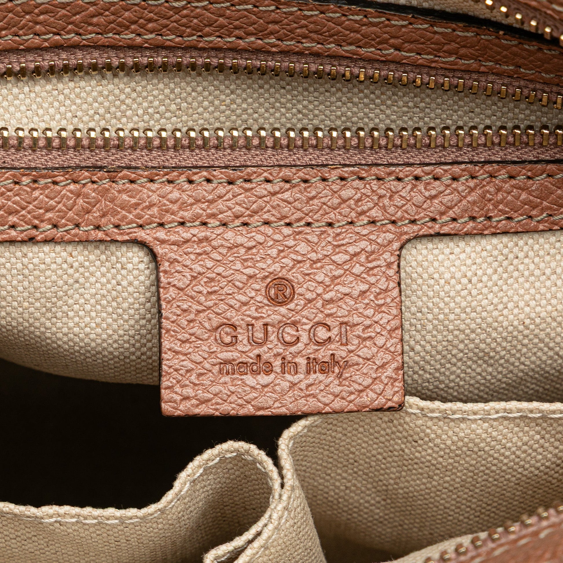 Gucci Small GG Canvas Bree Satchel