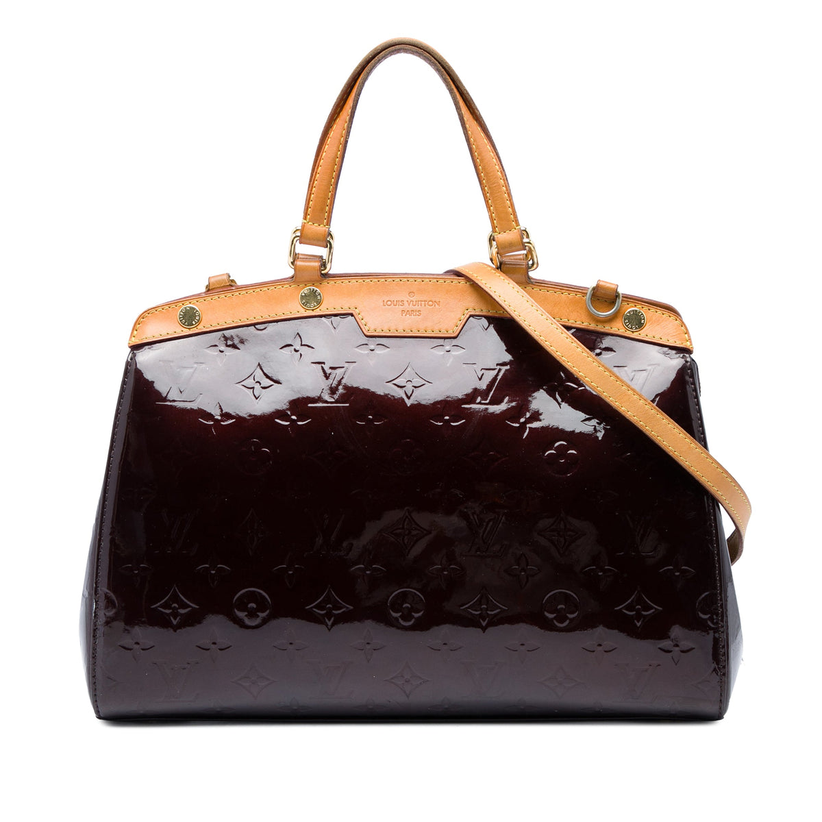 Louis Vuitton Monogram Vernis Brea MM — Purple