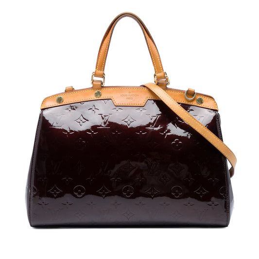 Louis Vuitton Monogram Vernis Brea MM — Purple