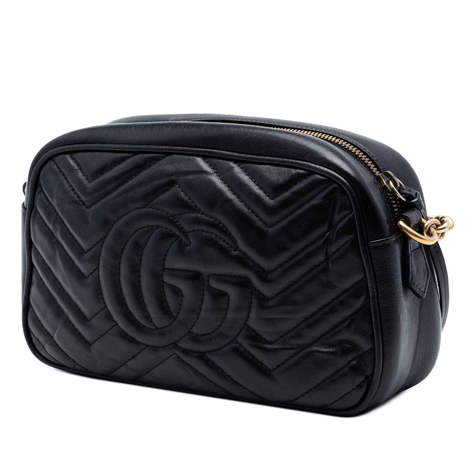 Gucci Small GG Marmont Matelasse Calfskin Crossbody