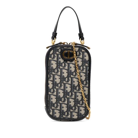 Dior Oblique Canvas 30 Montaigne Call in Dior Phone Holder