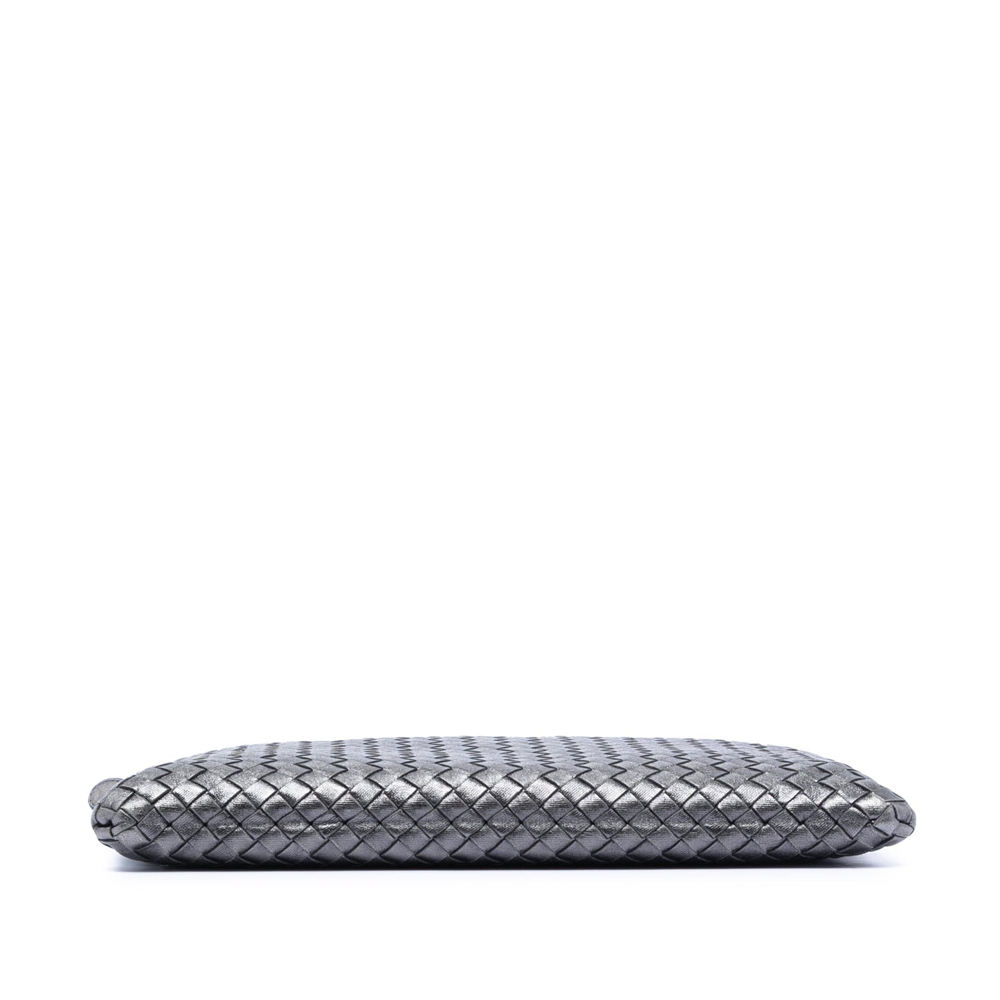 Bottega Veneta Metallic Nappa Intrecciato Clutch