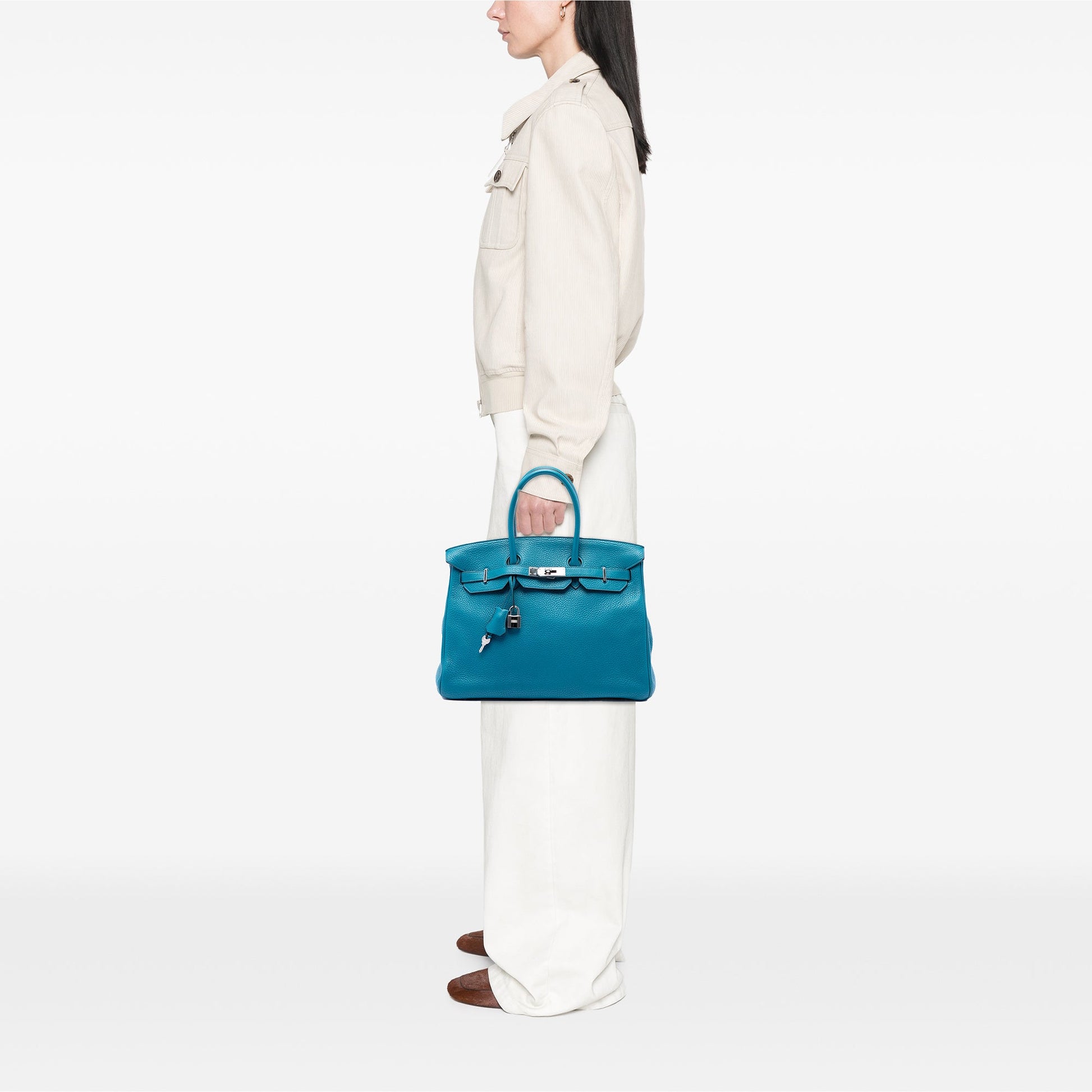 Hermès Clemence Birkin Retourne 35