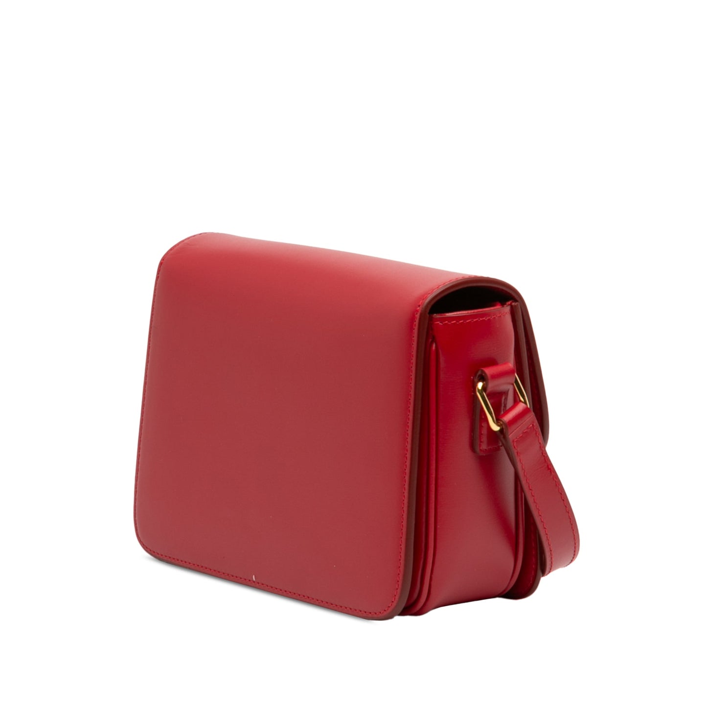Celine Teen Shiny Calfskin Triomphe Crossbody