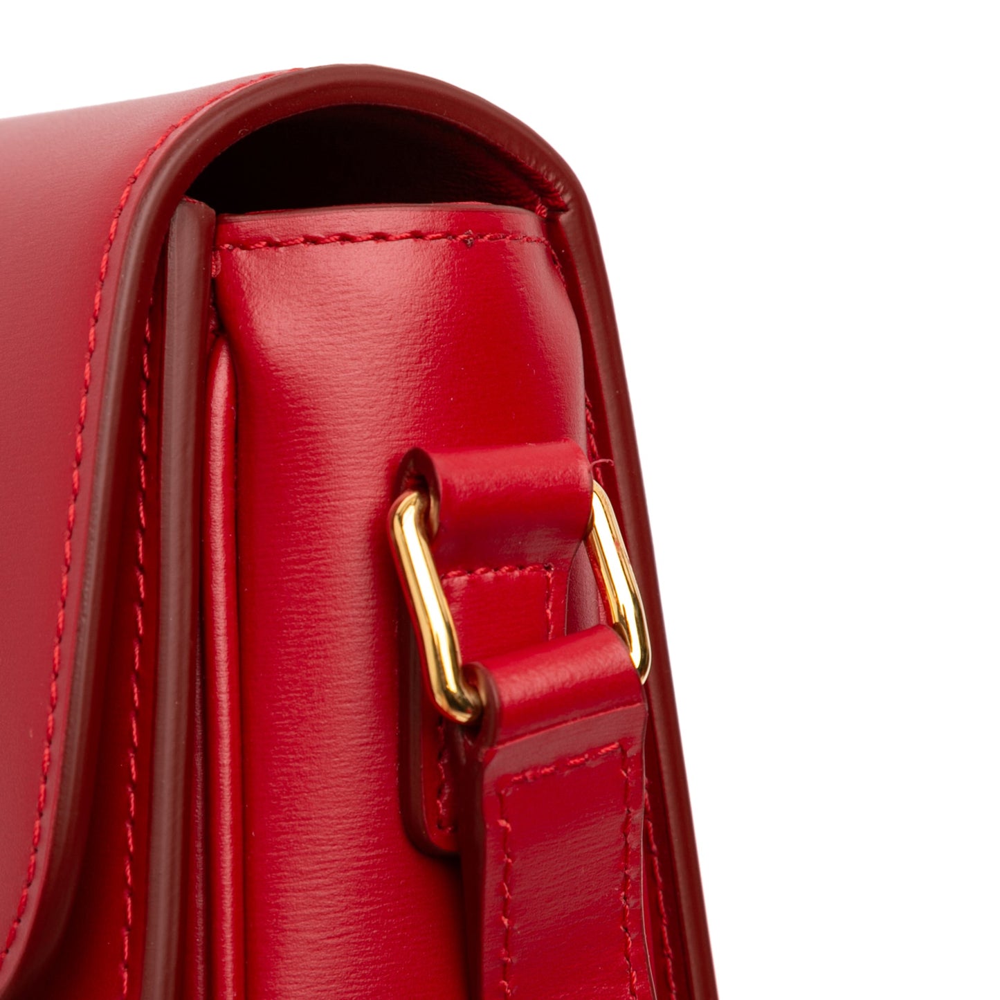 Celine Teen Shiny Calfskin Triomphe Crossbody