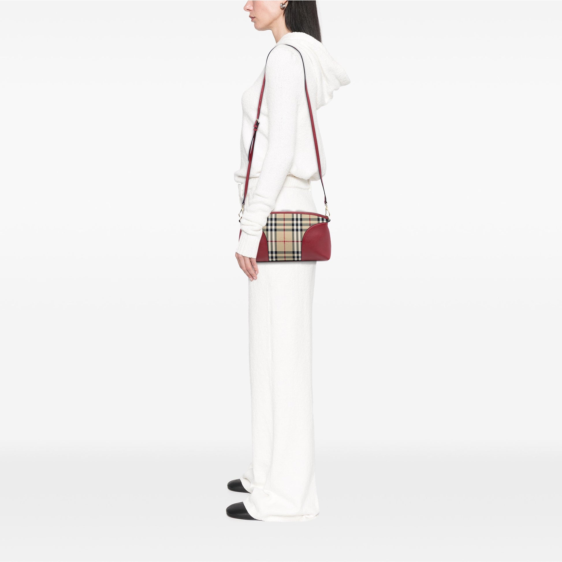 Burberry Haymarket Check Coated Canvas Chichester Crossbody