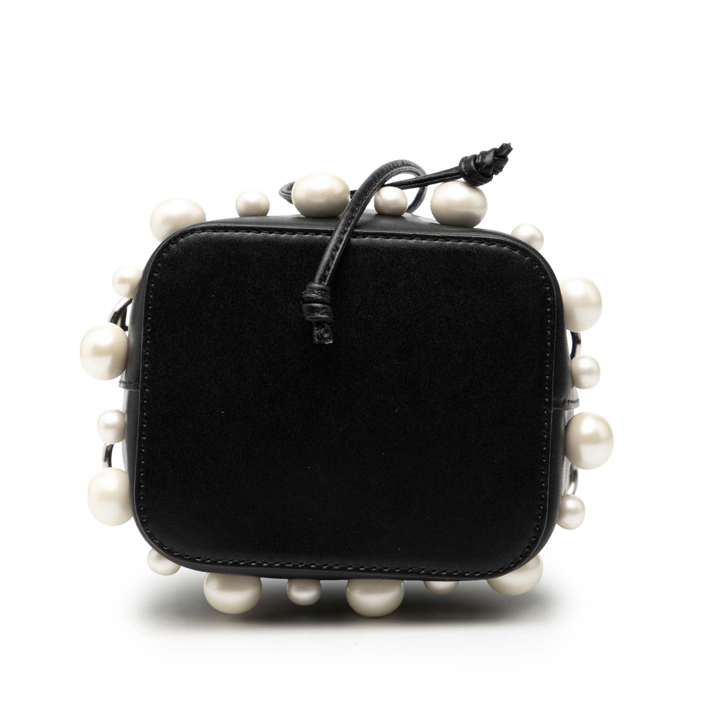 Fendi Mini Leather Pearl Mon Tresor Bucket Bag