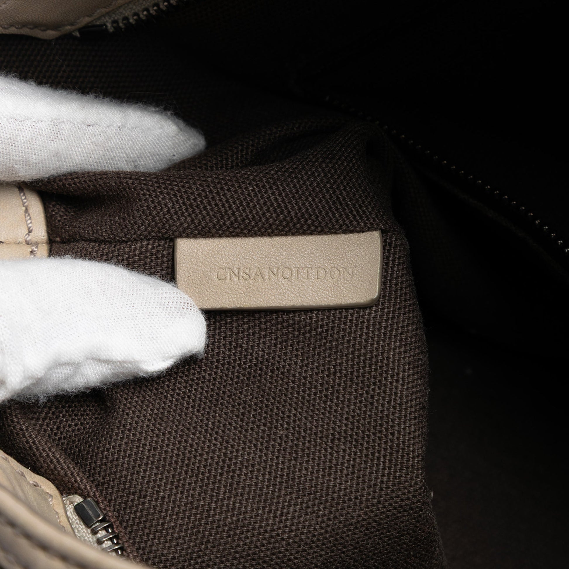 Burberry Smoke Check Coated Canvas Heathcliff Satchel