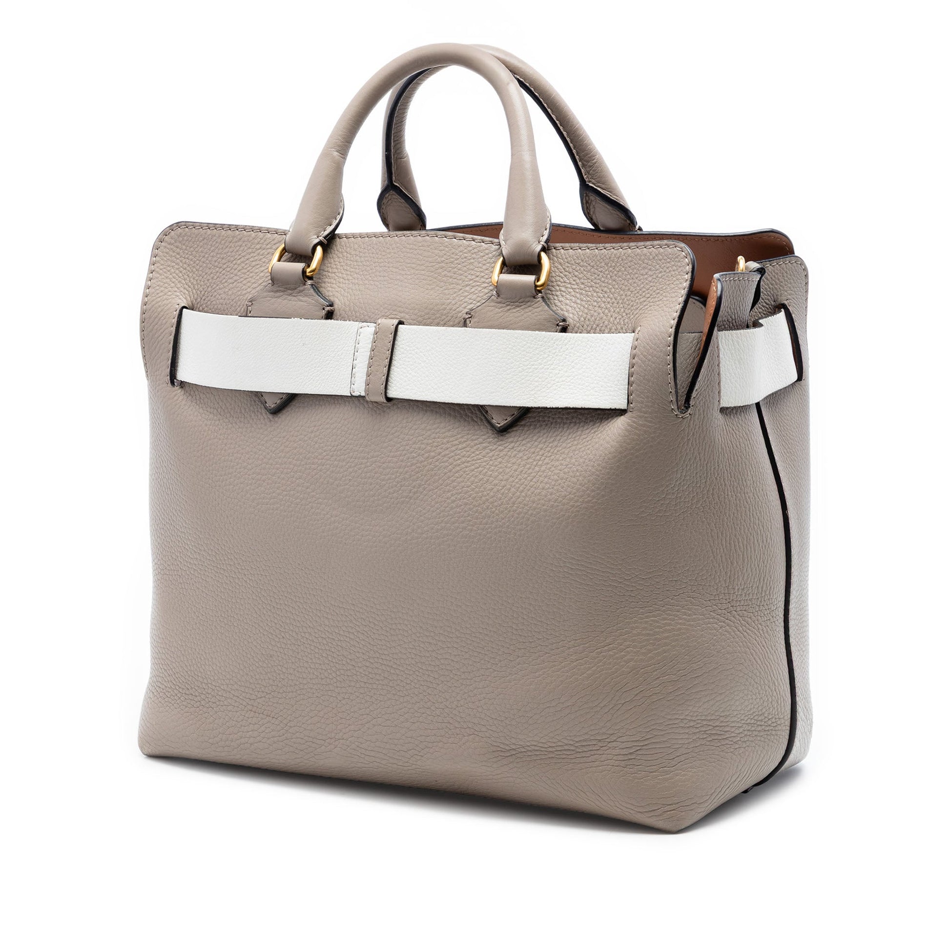 Burberry Medium Bicolor Leather Marais Belt Bag