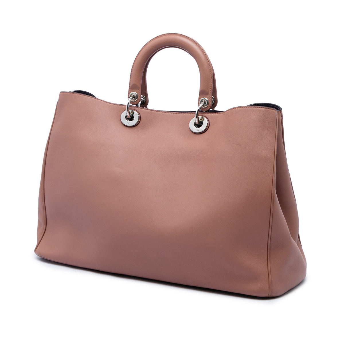 Dior Large Calfskin Diorissimo Tote — Pink