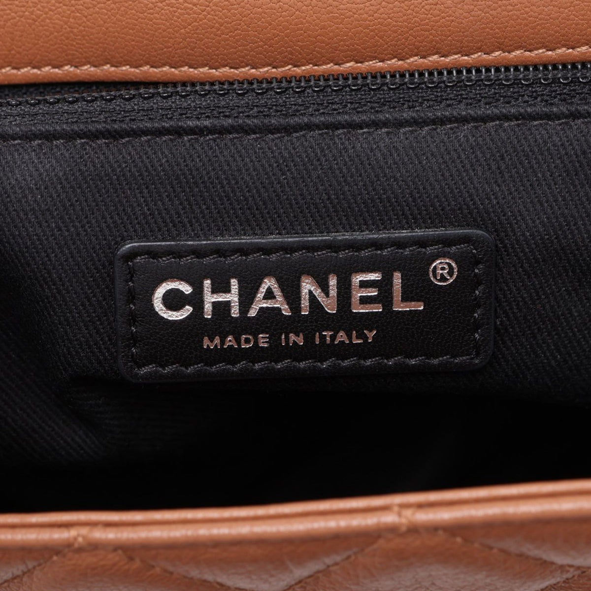 Chanel Large Quilted Goatskin City Rock Flap — Brown