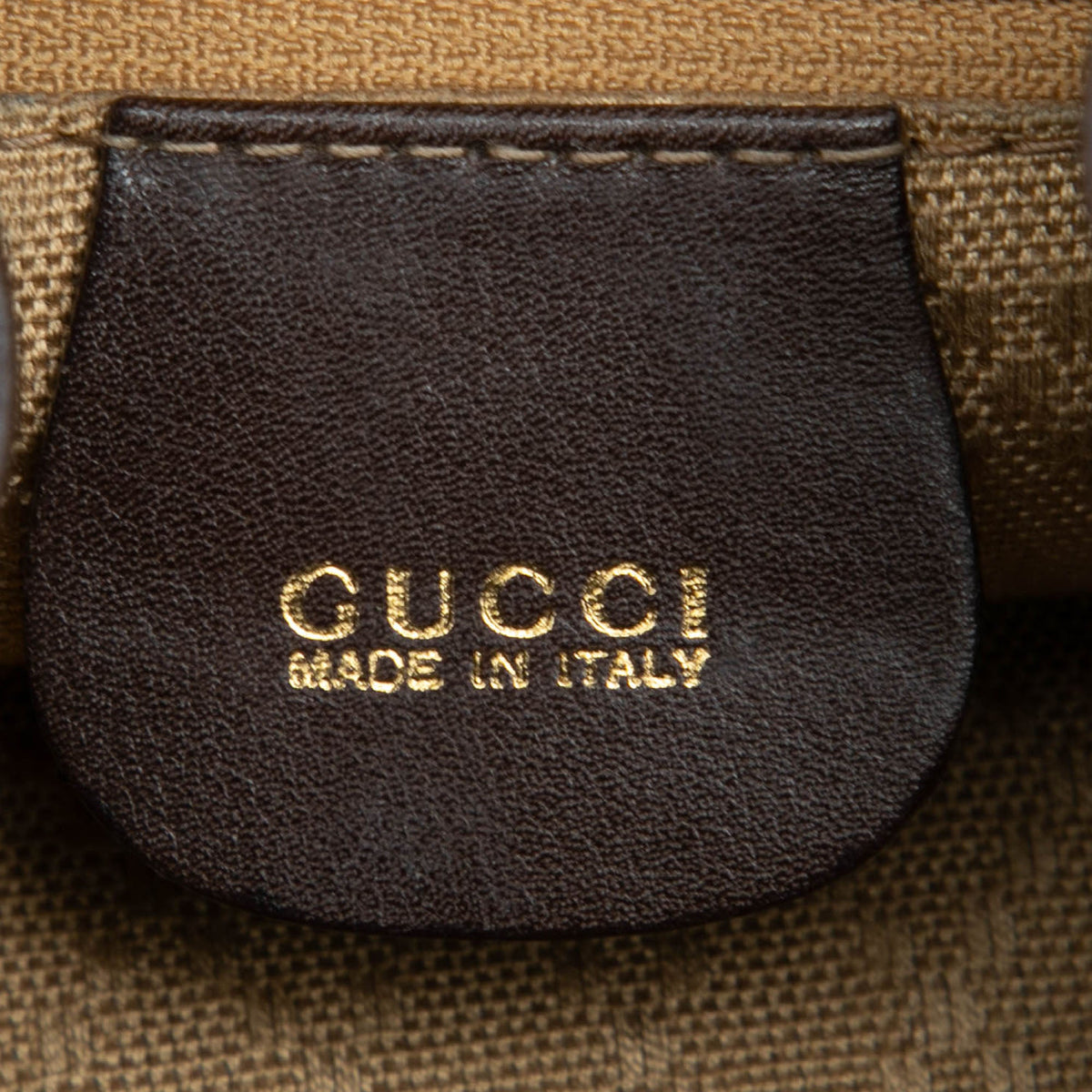 Gucci Mini Calfskin Bamboo Drawstring Backpack