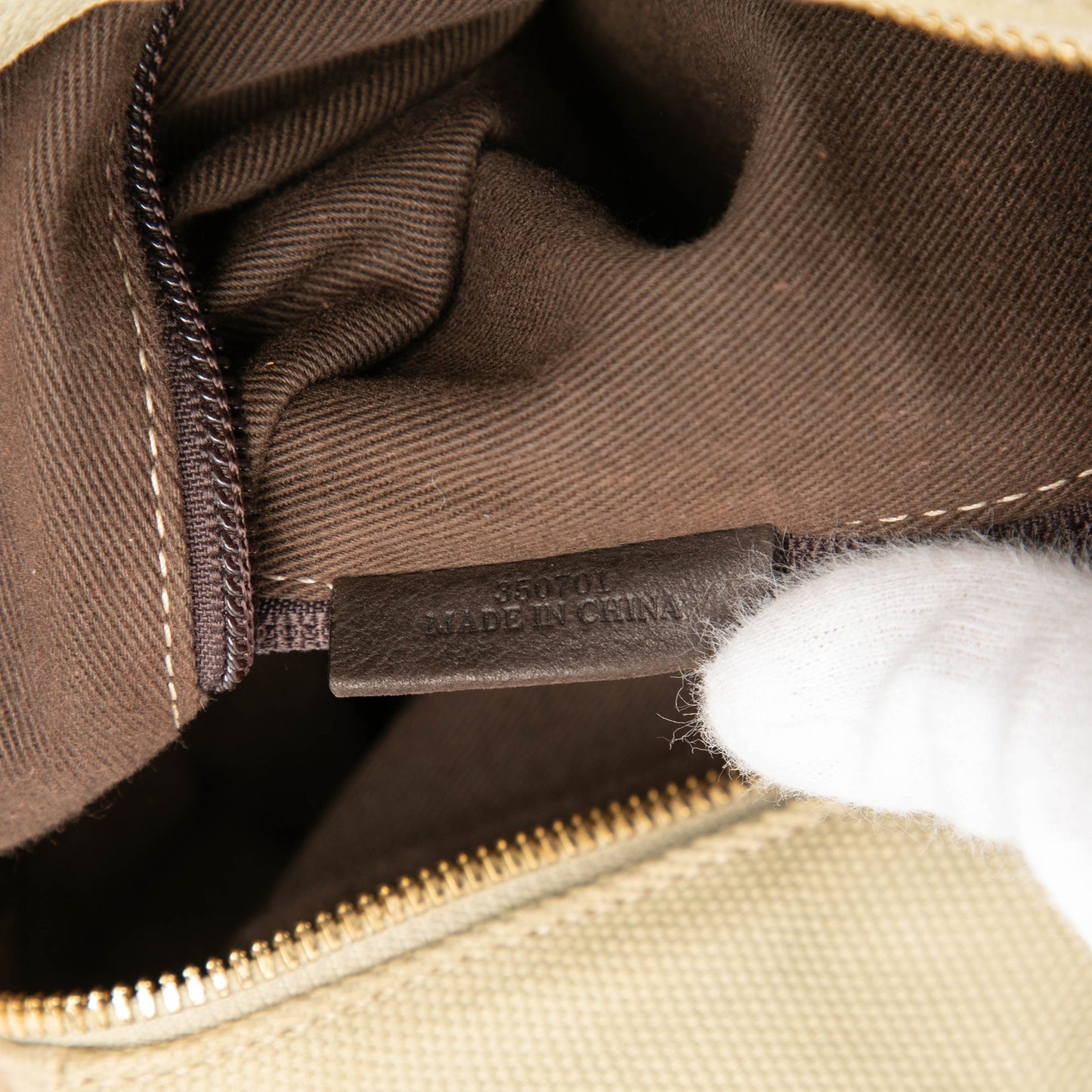 LOEWE Mini Anagram Canvas Barrel Bag