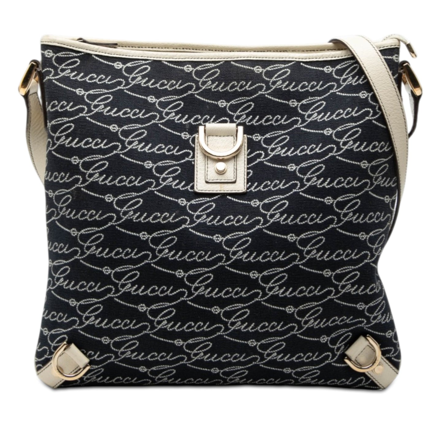 Gucci 85th Anniversary Denim Abbey D Ring Crossbody