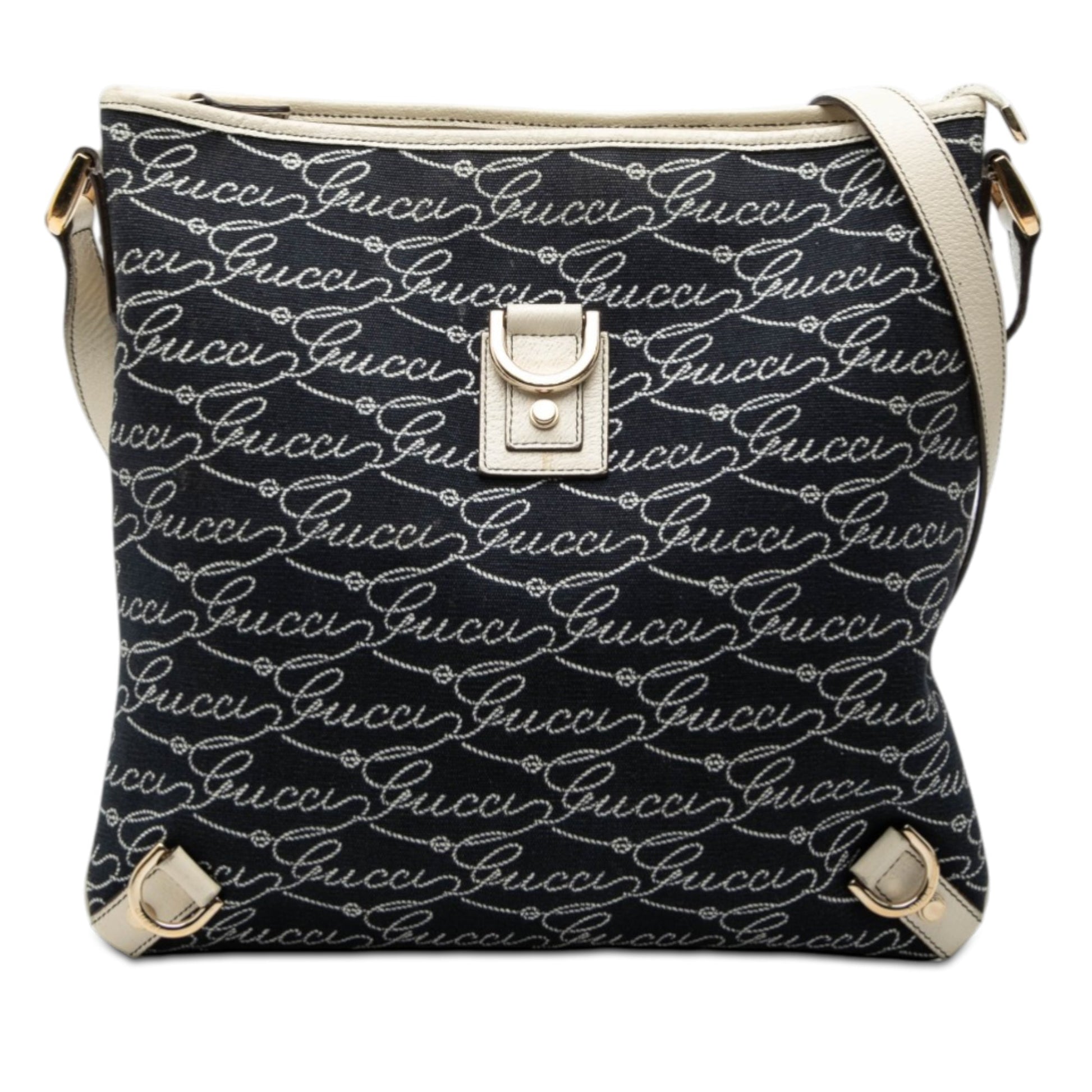 Gucci 85th Anniversary Denim Abbey D Ring Crossbody