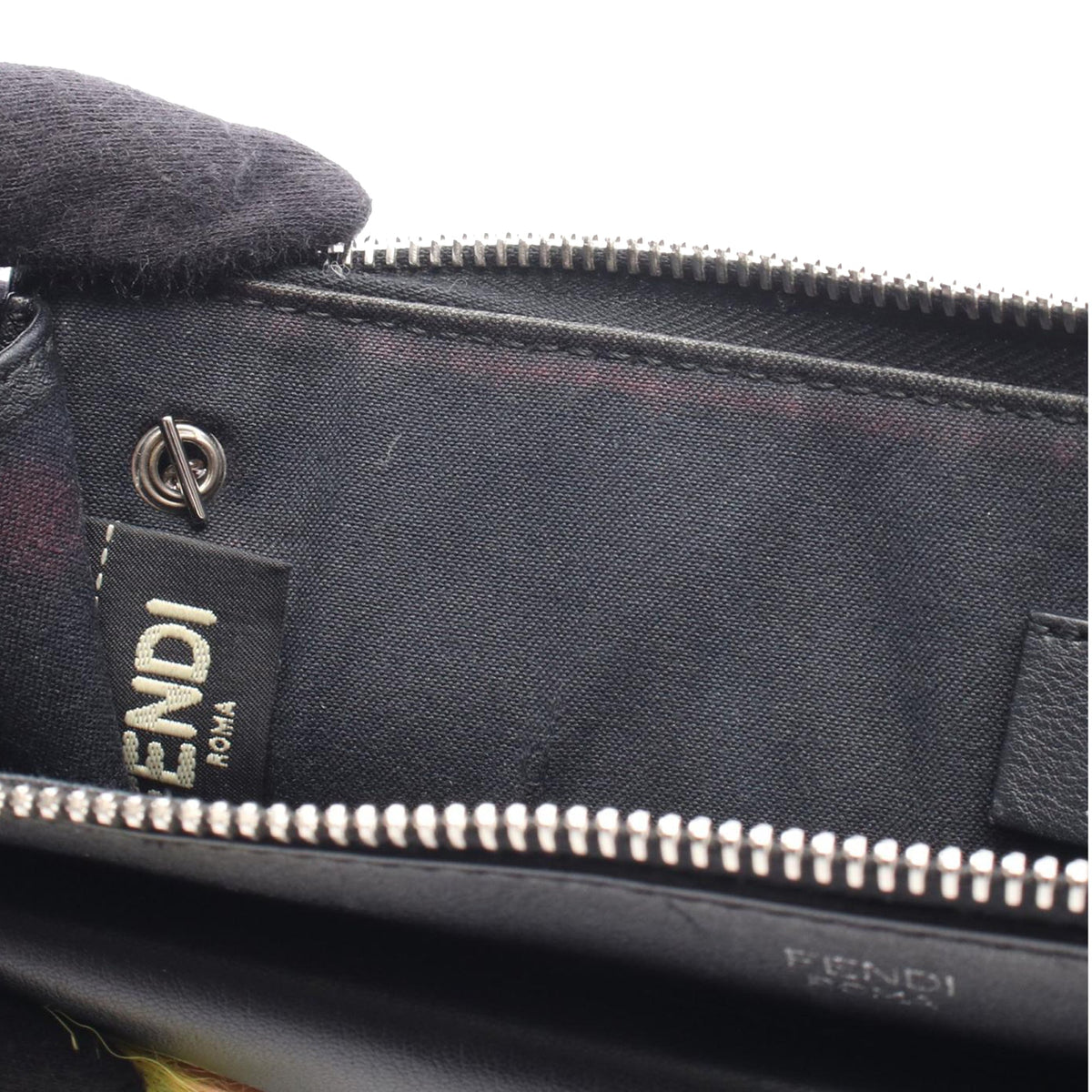 Fendi Leather Monster Shoulder Bag