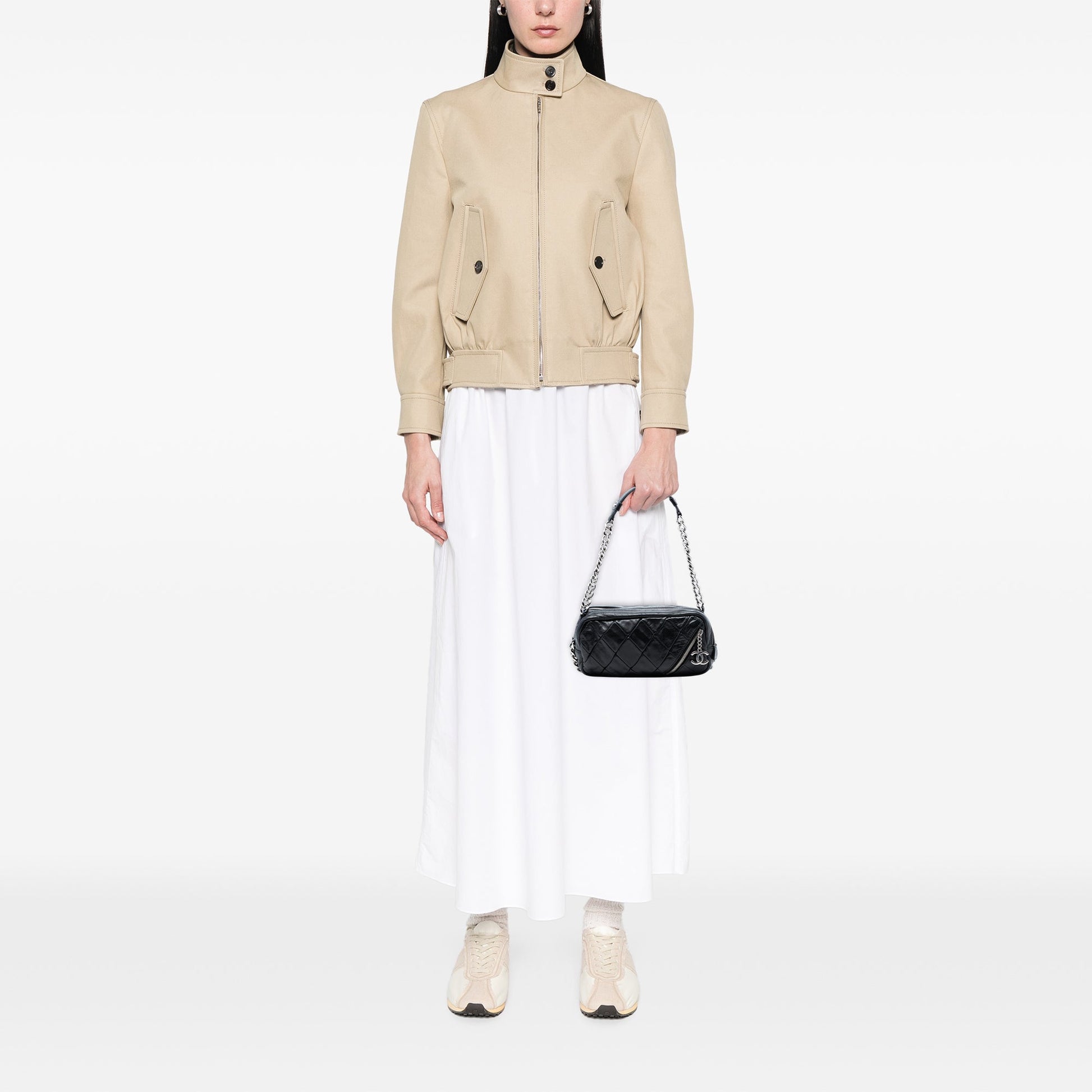 Quilted Lambskin Chain Shoulder Bag