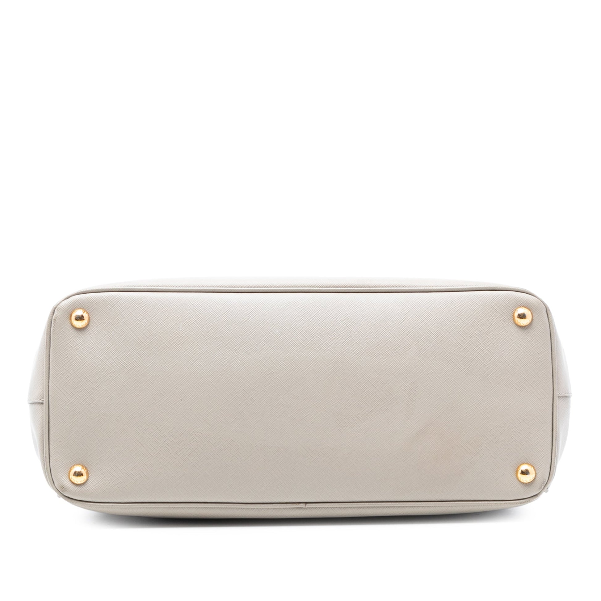 Prada Large Saffiano Lux Galleria Double Zip Tote