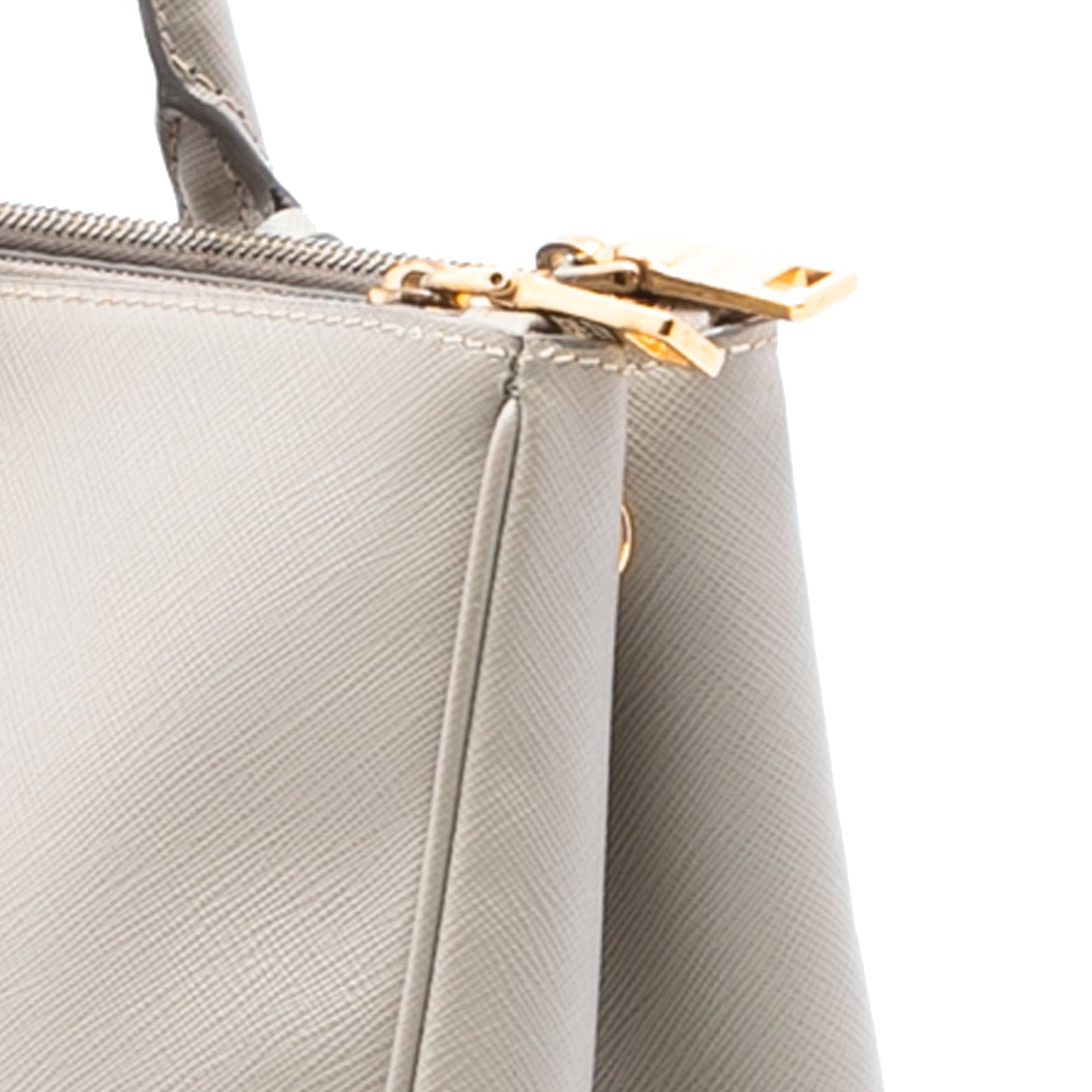 Prada Large Saffiano Lux Galleria Double Zip Tote