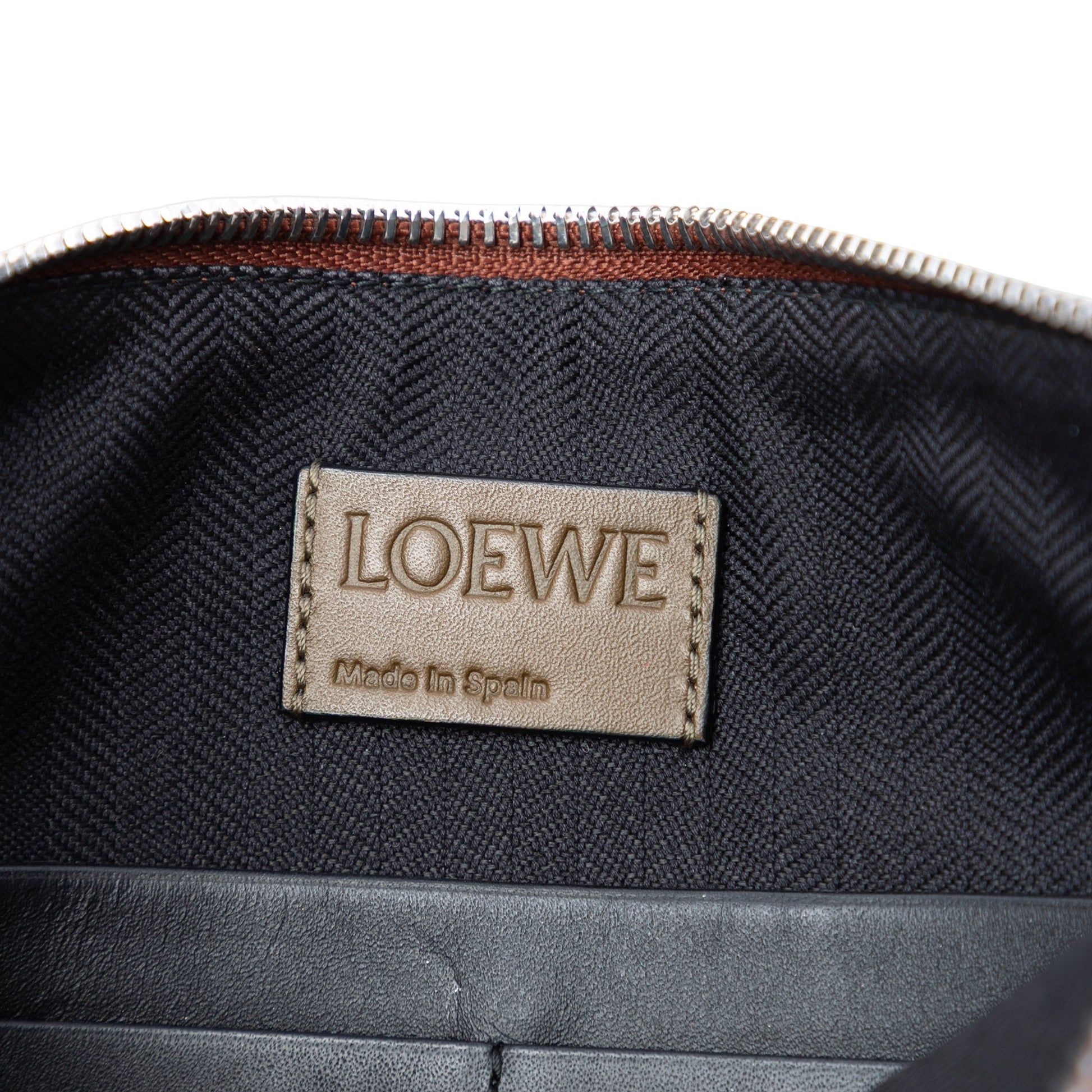LOEWE Leather Anagram Flat Pouch