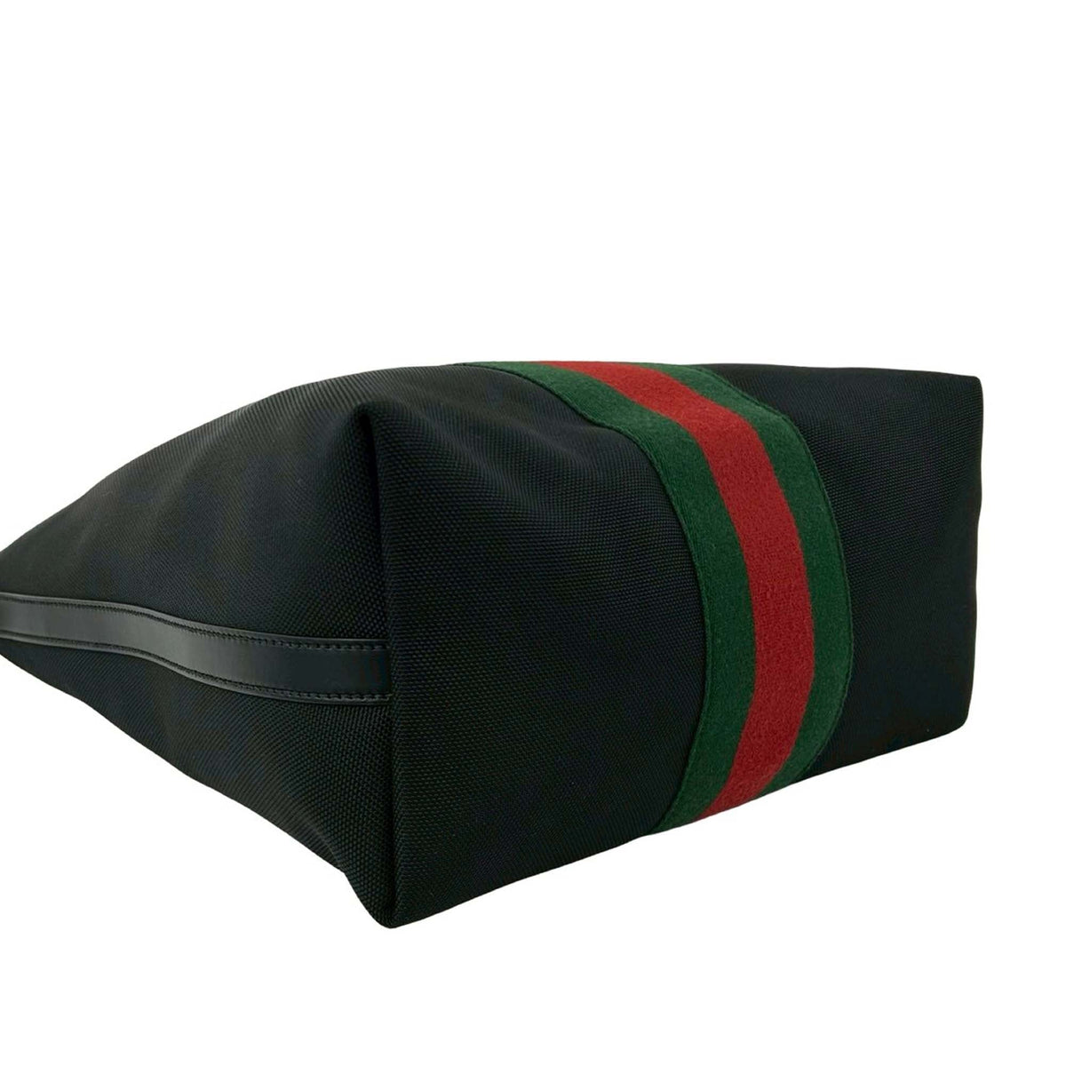Gucci Canvas Techno Web Vertical Zip Tote