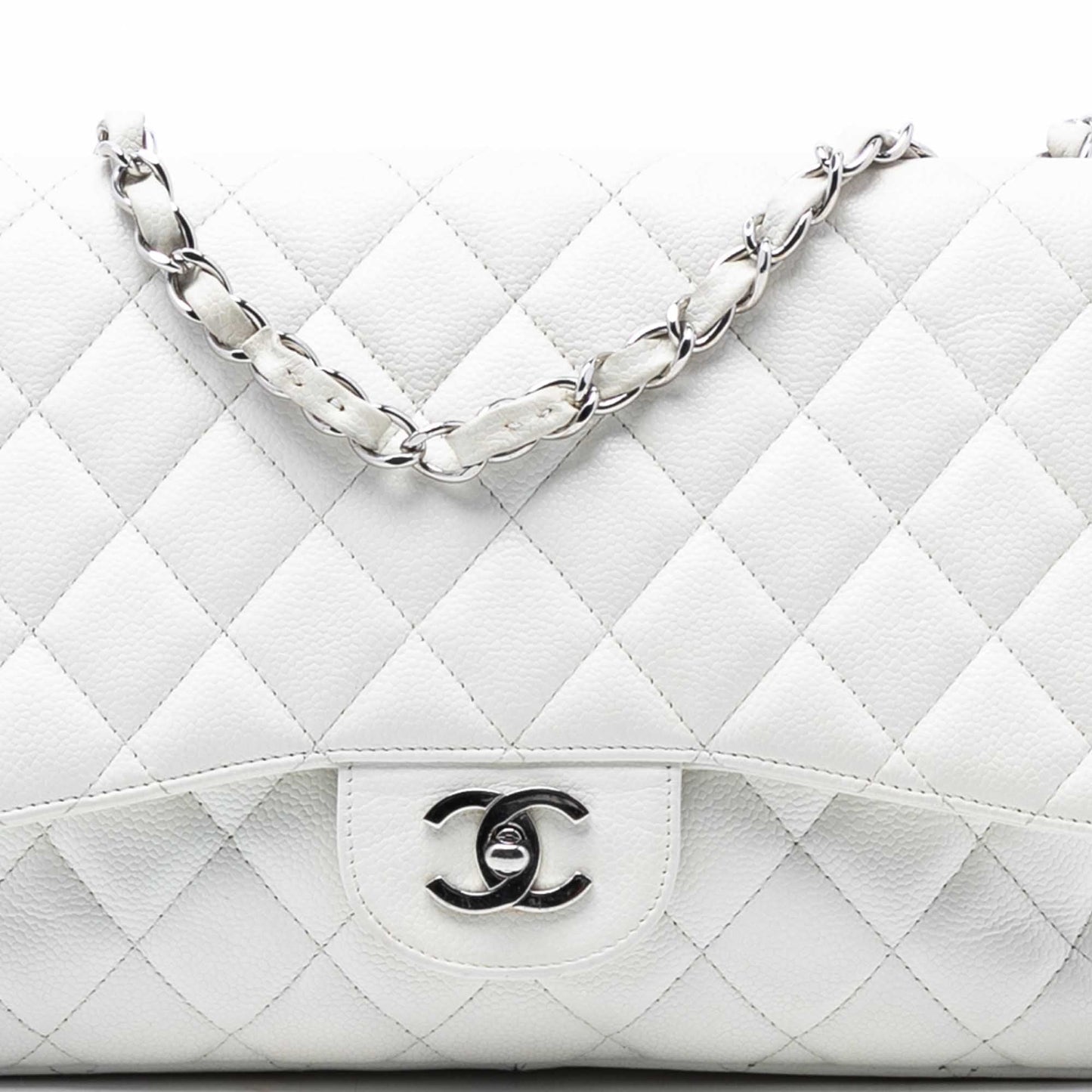Chanel Jumbo Classic Caviar Single Flap